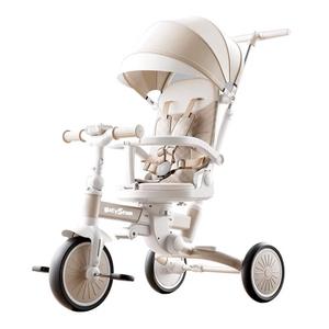 Triciclo para Niños BICYSTAR 2026, Superventas, con Manubrio Plegable de Plástico, Luces, Asiento Ajustable, <span class=keywords><strong>Reclinable</strong></span> y Giratorio - Product Image 3