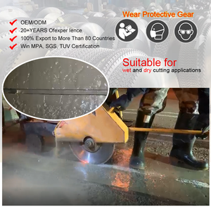 Lame de scie à boucle diamantée soudée au laser pour couper le béton, le béton armé, l'asphalte, l'asphalte/béton - Product Image 4