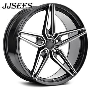 Llantas de aleación forjadas de alta calidad JJSEES 17 18 19 20 22 24 pulgadas llantas 5x114,3 5x5x120 112 ruedas para <span class=keywords><strong>Audi</strong></span> S3 S5 S6 A6l A6 330i 340i - Product Image 1