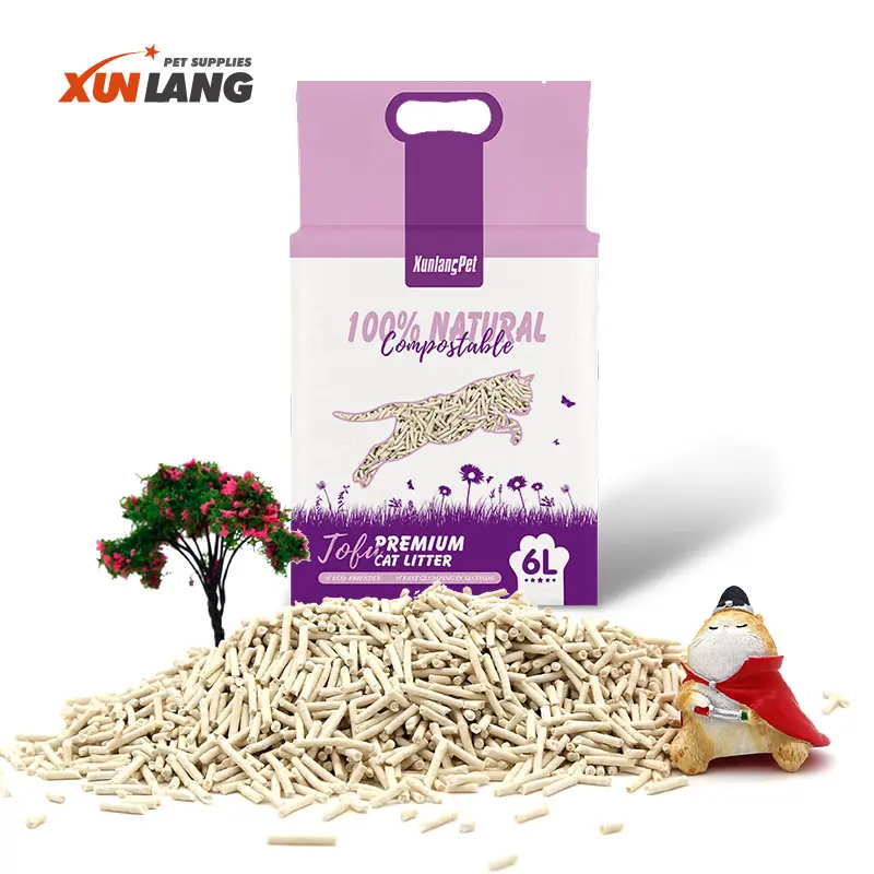 Chinese Manufacturer Wholesale Wholesale OEM Dust Free Biodegradable Easy Clean Tofu Pet Cat Litter Sand