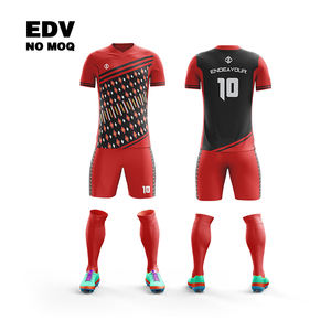 Tenues de football de haute qualité pour bébés, ensembles de maillots de football en tissu extensible, doux pour la peau, taille enfant - Product Image 2