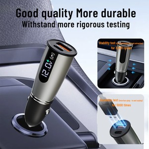 Caricabatterie per Auto 51W 12V Durevole, Caricatore per Cellulari e Dispositivi Multipli, Nuova Tecnologia per una Ricarica Più Veloce e Sicura - Product Image 2