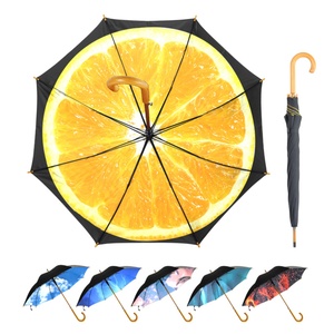 Sun Shading 8K Long Handle Manual Metal Frame Strong Business Promotion Advertising Logo Print Custom Hotel Straight <b>Umbrella</b> - Product Image 6