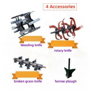 เครื่องพรวนดินแบบห<span class=keywords><strong>ม</strong></span>ุนขนาด 50 ซม. หรือ 60 ซม. สำหรับงานเกษตรในสวนผลไ<span class=keywords><strong>ม</strong></span>้และสนามหญ้า สา<span class=keywords><strong>ม</strong></span>ารถพรวนหญ้าและดินได้ - Product Image 2