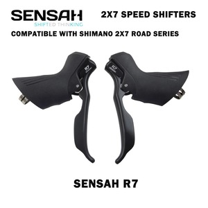 SENSAH dérailleur 2x7/8/9 2x10 vitesses manette de vitesse et câble de changement de vitesse levier de vitesse frein vélo Compatible pour <span class=keywords><strong>Shimano</strong></span> 10 S 4700 - Product Image 3