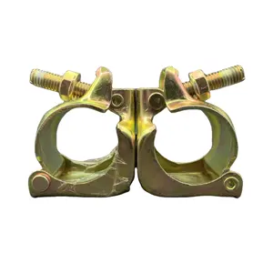 Swivel Coupler Scaffolding Swivel Double Coupler Clamp Korea Pipe Clamp Suspension Clamps Stainless Steel 15-35days