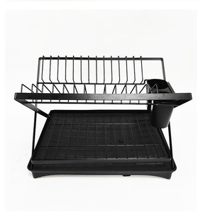 Escurridor de Platos Multifuncional <span class=keywords><strong>para</strong></span> Fregadero de Cocina, Escurridor de Vajilla de Doble Capa, Tipo de Ensamblaje, Unidad de Almacenamiento con Drenaje - Product Image 5