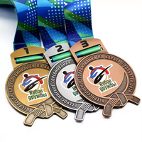 Médaille sportive en métal gravée sur mesure, or, lutte, judo, BJJ, Jiu Jitsu