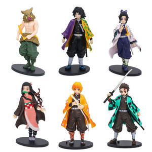 Grande figurine en PVC Demon Slayer Tanjiro Nezuko Kanae Uzui, modèle de personnage d'<span class=keywords><strong>anime</strong></span>, décoration de voiture, 0-24 mois - Product Image 5