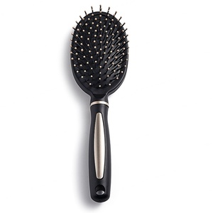 Fashion Anti-Static Air Cushion Massage Comb Custom Logo Household <b>Detangling</b> Black Plastic Hair <b>Brush</b> - Product Image 4