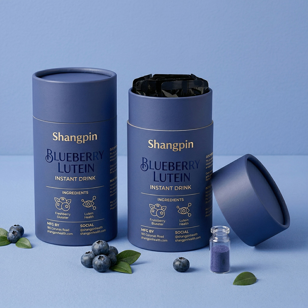 Eco Friendly Food Grade Quality Round Packaging Paper Cardboard Tube for Fruit and Vegetable Powder Health Supplements Packaging