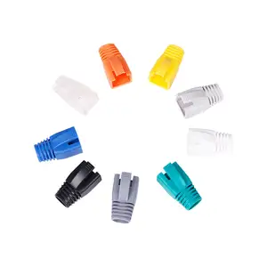 Multiple Colour CAT5E CAT6 Cat7 RJ45 Ethernet Network Cable Strain Relief Boots Cable Jacket Connector Plug Cover