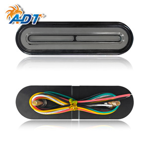ไฟเบรกมอเตอร์ไซค์ ADT สีเหลืองแดง แบบไดนามิก 10-80V ไฟเลี้ยวข้างรถบรรทุก ไฟเลี้ยวข้างรถพ่วง - Product Image 1