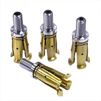 1 pièce Pince de serrage à griffes pour broche filetée externe et interne, 4 pétale, pour machines de fraisage CNC BT30 BT40, pour angles de 45 degrés