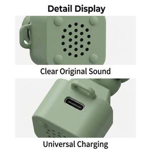 Jouet anti-stress rechargeable amélioré en forme de clavier, porte-clés personnalisé avec touches 3D, lumière LED et son de grenouille, bouton de pression pour soulager le stress - Product Image 5