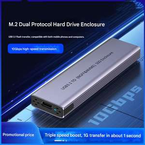 Carcasa <span class=keywords><strong>Externa</strong></span> para SSD M.<span class=keywords><strong>2</strong></span> con Doble Protocolo USB 3.1 y <span class=keywords><strong>Thunderbolt</strong></span> SATA para SSD Externo y NVMe - Product Image 4