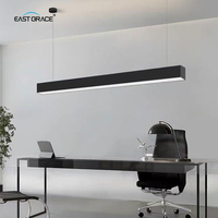 Luminaire linéaire à économie d'énergie 18W-72W Tricolore 3000K-6000K PF>0.95 AC100-277V pour entrepôt et couloir