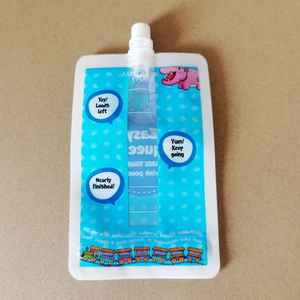 Bolsa de plástico para envasado de sal/café/té con leche/condimentos, con forma especial OEM, tipo stand-up pouch, para cafeterías. - Product Image 2