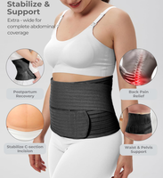 Ceintures abdominales post-partum les plus vendues Bande amincissante indispensable pour le ventre pour la récupération par césarienne Enveloppe de reliure abdominale post-chirurgie