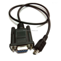 Cable de puerto de consola Mini-USB a Serial RS232 DB9, hembra a USB Mini de 8 pines, trenzado de cobre puro, PVC, 2026