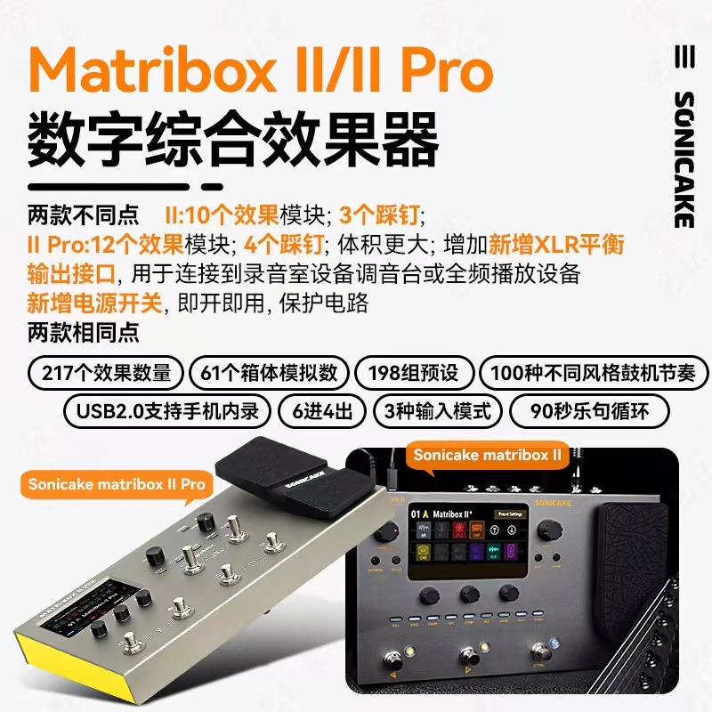Sonicake Matribox II Pro: Electric Guitar Backing Sound Card