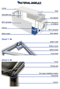 Contenedor Móvil de Acero de 20 Pies, Casa Prefabricada Modular, Mini Vivienda, Cocina, Baño, Granja, Taller, Oficina, Hotel, Gimnasio - Uso Desmontable - Product Image 5