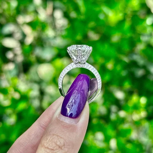 Bague Éternité en Argent 4.70 avec Diamant de Laboratoire Certifié IGI – Joaillerie Fine Premium pour Fiançailles, Mariage, Cadeau Romantique - Product Image 3