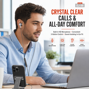 WISDOMUP EJ-59 Type-C หูฟังชนิดใส่ในหูแบบมีสายไมโครโฟนชิปเซ็ต JL IPX-5 กันน้ำ 1.2 ม. สาย AAC ไดนามิกไดร์เวอร์โทรศัพท์สำหรับเล่นเกม - Product Image 5
