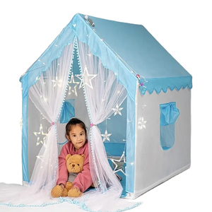Tienda <span class=keywords><strong>de</strong></span> campaña <span class=keywords><strong>de</strong></span> juguete con luz LED <span class=keywords><strong>de</strong></span> princesa para niños, Hexagonal transpirable suave con accesorios <span class=keywords><strong>de</strong></span> caja <span class=keywords><strong>de</strong></span> almacenamiento y a prueba <span class=keywords><strong>de</strong></span> Mosquitos - Product Image 2