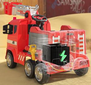 <span class=keywords><strong>Camion</strong></span> <span class=keywords><strong>dei</strong></span> <span class=keywords><strong>Pompieri</strong></span> Elettrico per Bambini con Batteria 12V / Auto Elettrica da Ingegnere per Bambini Vendita all'Ingrosso - Product Image 5
