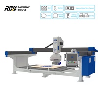 Scie à pont CNC à 5 axes RBB HQ-3220C avec moteur de 15 kW pour la découpe de comptoirs