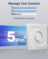 Drive CD/DVD RW Eksternal USB 3.0 Pembaca/Penulis Drive Optik Portabel untuk Laptop Desktop PC Mac Windows 11 MacOS Linux
