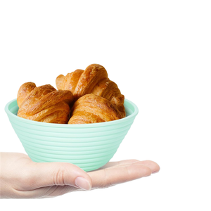 Banneton en silicone, paniers à pain au levain (lot de 6, 5 pouces), bols de levage ronds avec kit de démarrage, fournitures de boulangerie - Product Image 1