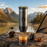 Cafetera Portátil de Cápsulas de Estilo Moderno 3 en 1, Cafetera Espresso Autocalentable de 20 Bares, Mini Cafetera con Serigrafía Personalizada
