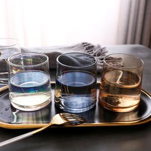 Verre d'eau plaqué à l'ion épais, pour fabrication de <span class=keywords><strong>whisky</strong></span>, <span class=keywords><strong>japonais</strong></span>, coloré, fait à la main, verre créatif, ml - Product Image 3