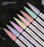 Abrltino Gel de construction crémeux sans Hema sans Tpo Gel d'extension dur à basse température personnalisé pour salon de manucure