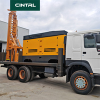 Appareil de forage monté sur camion 300m 400m 500m avec système de manutention de tuyaux automatisé