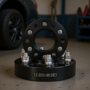 Distanziali Ruota Neri 6x135 da 1.5 Pollici in Lega di Alluminio Forgiato, Adattatori Ruota (4 Pezzi) - Product Image 2