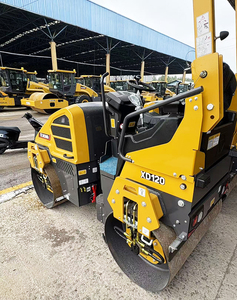 XCMG Offizielle XD120 Vibrations-Tandem walze 2,9 Tonnen Chinesische brandneue Doppeltrommel-Straßen walzen verdichter Preis zum Verkauf - Product Image 3