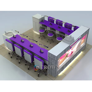 Lashes Eyebrow Kiosk Round Salon Brow <strong>Shop</strong> Design <strong>Ol</strong> Salon Brow <strong>Shop</strong> Design Eyebrow Store Round Salon OEM - Product Image 1