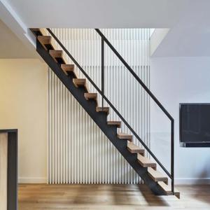 Escalier moderne en métal Prima, escalier escamotable à distance du Guangdong, escalier en acajou - Product Image 6
