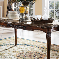 Table à manger royale classique et chaises meubles en bois GH152.2