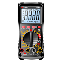 Multimètre intelligent SZ28, testeur de tension et de courant AC/DC 400V, 4 MHz, 4000 points de lecture, test de transistors HFE 400m, alerte batterie faible