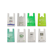 Personnalisé Pbat Pla Biodégradable En Plastique Matériau Biodégradable Sac D'emballage