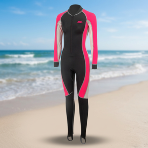 Traje de Neopreno Completo para Mujer Aropec, Color Rosa/Azul, Protección Anti-UV, Construcción sin Costuras, Tallas XS-XXL - Product Image 3