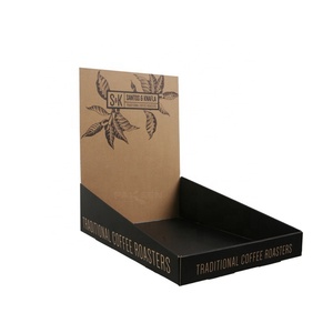 Custom Retail Shop Point of Sale Countertop Coffee Paper Cardboard Counter Display <b>Box</b> for Coffee Beans - Product Image 2