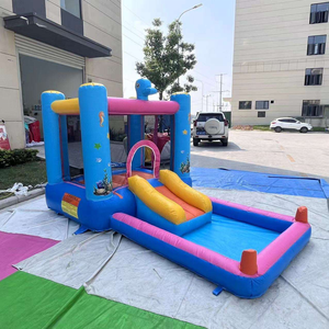 Château gonflable portable en nylon Golden Art pour enfants, idéal pour les garderies - Product Image 6