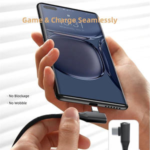 Cable USB C de 90 Grados, PD 120W 6A, Tipo C, USB C a USB C, Cable de Datos y Carga para iPhone y <span class=keywords><strong>Samsung</strong></span>, Carga Rápida - Product Image 5