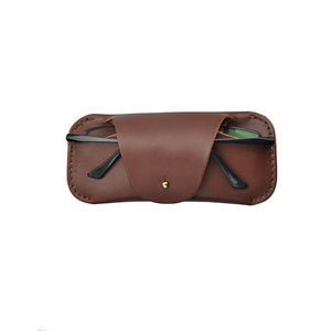 Creative Leather <b>Glasses</b> <b>Case</b>, Sunglasses Pouch, Stylish <b>Soft</b>-Pack <b>Glasses</b> Protective Cover - Product Image 1