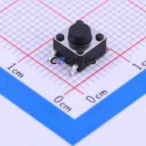 TSA063G50-250 Tactile Switch SMD-4P,6.1x6.1mm Switch Single Pole Single Throw Round Button 2.5N Vertical Mount - Product Image 1